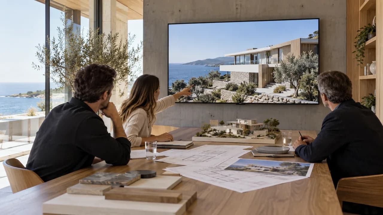 Bring House Renders into Client Presentations