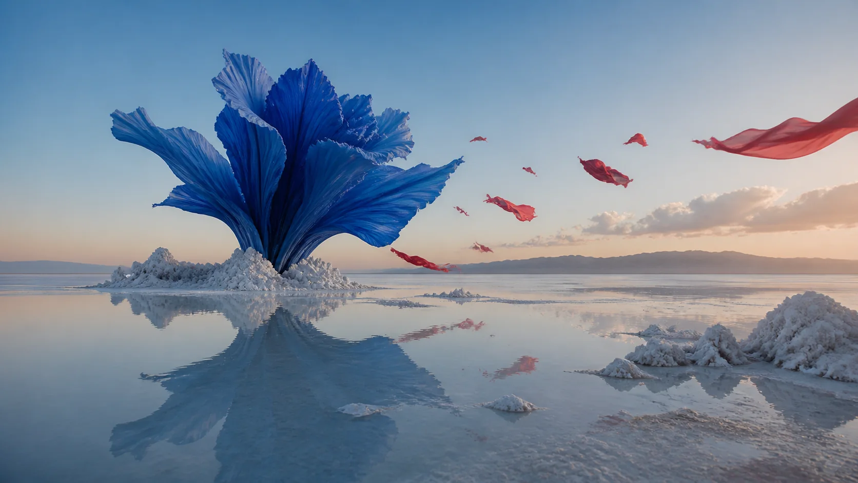 Surreal campaign artwork created from a detailed text to image prompt