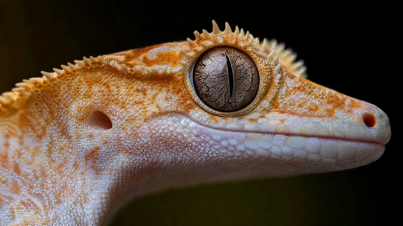 Photoreal gecko macro shot generated with MiniMax H3