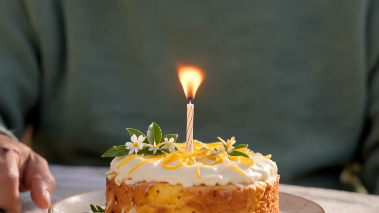 Birthday video example · Kling 3.0 · 4 seconds · no audio