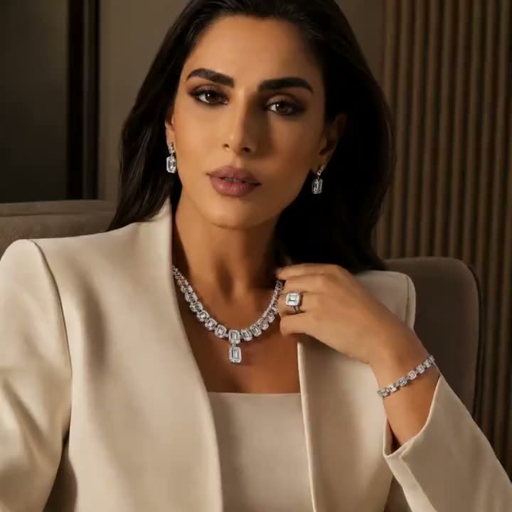 On-model jewelry campaign video example