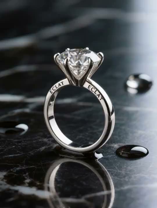 Diamond ring macro reveal