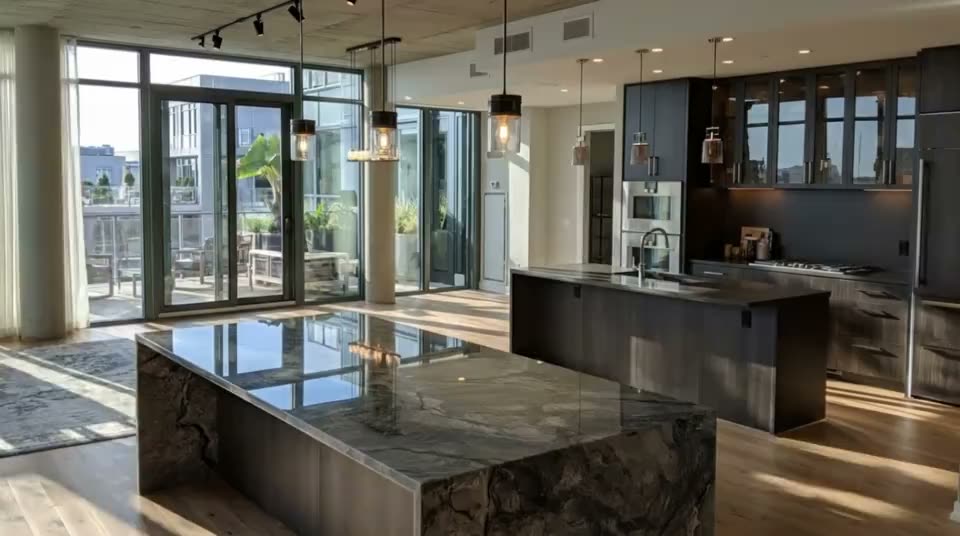 Modern kitchen listing video