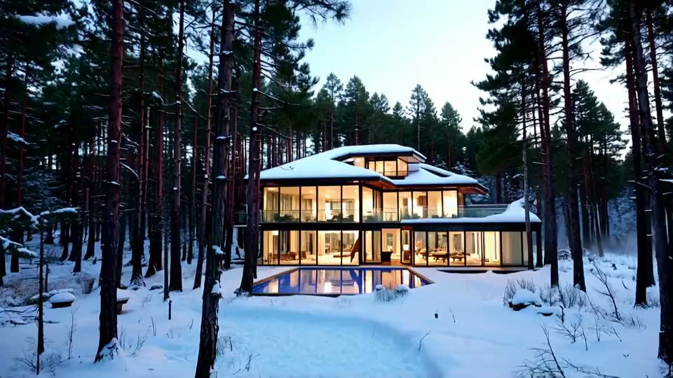 Winter retreat exterior